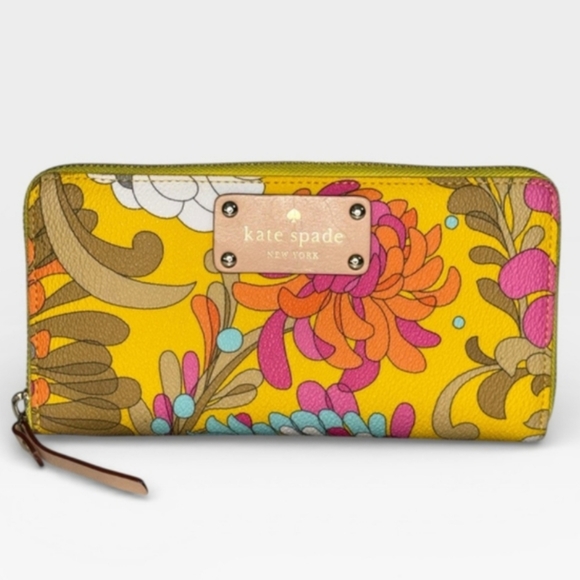 Kate Spade Paley Paisley Sequins Karen Tote and Wallet Set - Picture 9 of 15